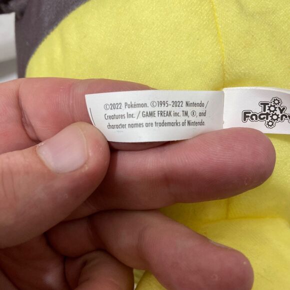 Pokemon Morpeko Stuffed Bean Plush Toy Factory 2022 Multicolor 16 Inch X 12 Inch - Picture 7 of 10